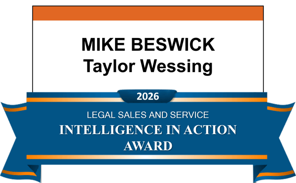 2026 Intelligence in action award banner for Mike Beswick 2026 Intelligence in action award banner for Mike Beswick